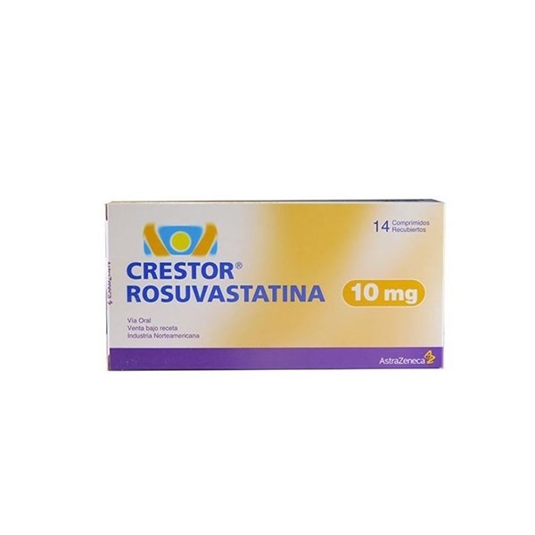Crestor 10 Mg | 14 Comprimidos | Rosuvastatina cálcica #1