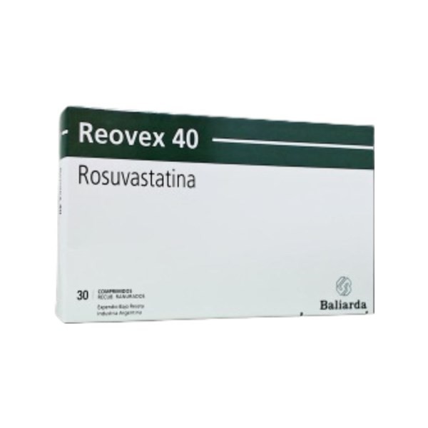 Baliarda Reovex Rosuvastatina 40 Mg x 30 Comp Ranurados #1