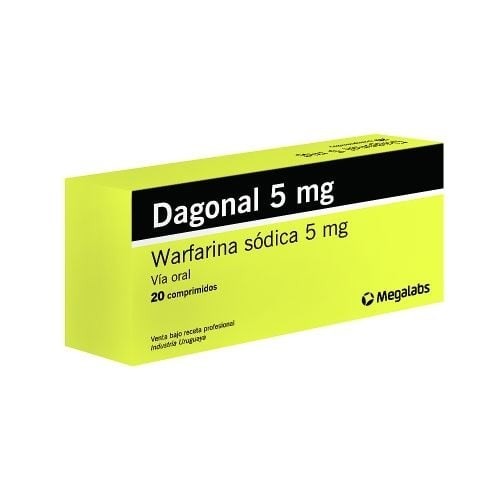 Dagonal 5 Mg | 20 Comprimidos | Warfarina #1