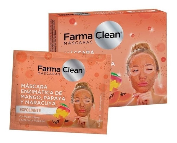 Farmaclean Mango Papaya Maracuyá Máscara Exfoliante 2U #1