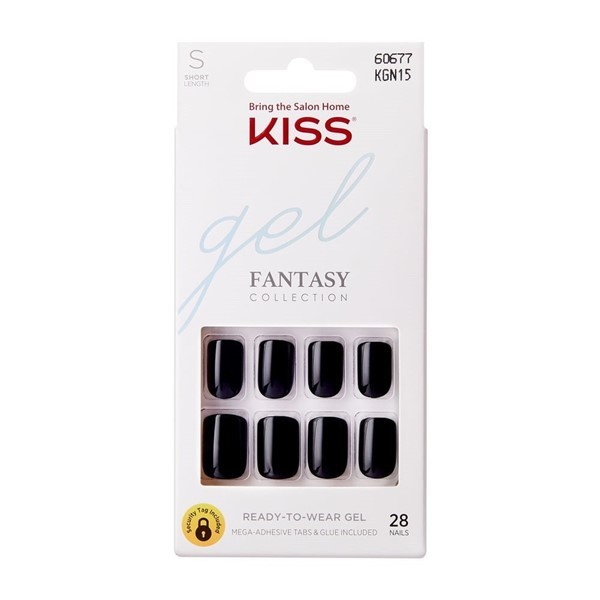 Uñas Postizas Glue On Kiss Gel Fantasy - Aim High #1