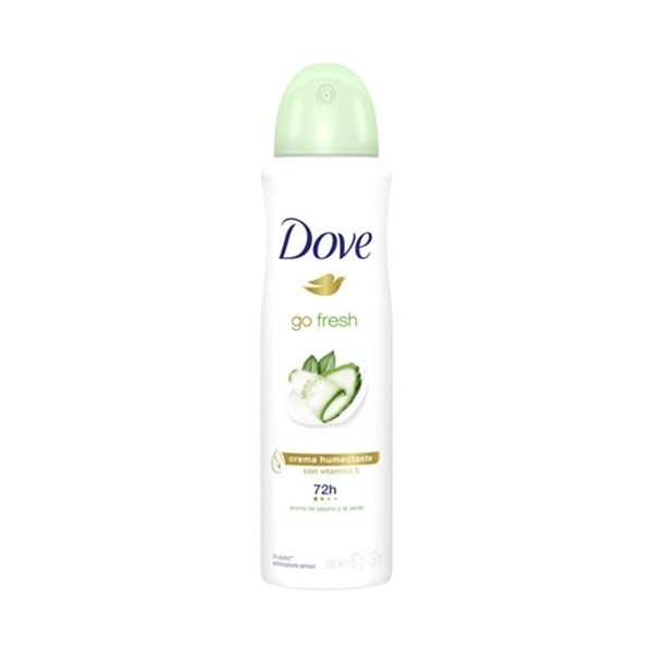 Antitranspirante en Aerosol Dove Pepino Y Té Verde 150 cc. alt