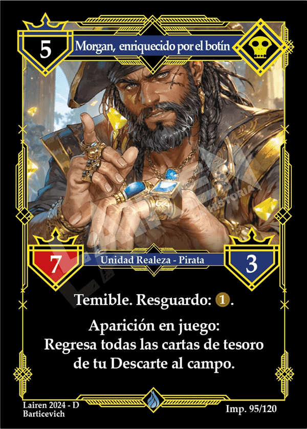 095 Morgan, Enriquecido Por El Botin - Coste 5