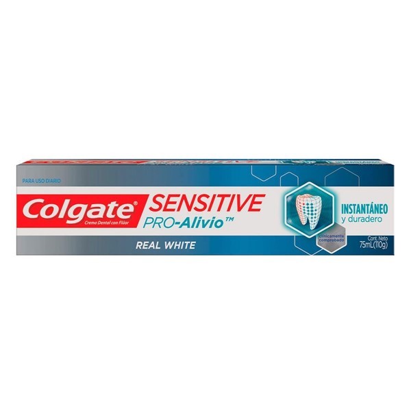 Colgate Crema Dental Sensitive Proalivio Real White 110 Gr alt