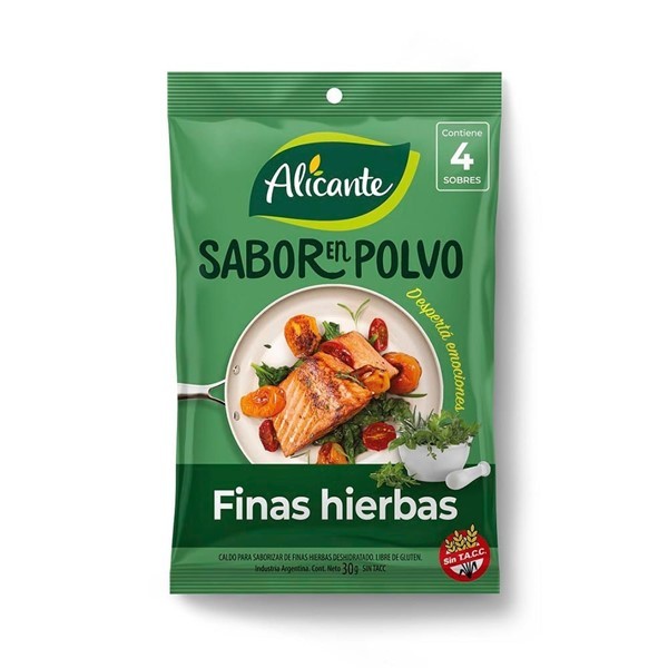 Saborizador Alicante Finas Hierbas 4 Sobres #1