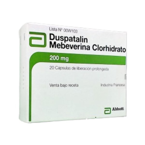 Abbott Duspatalin Mebeverina 200 Mg x 20 Cáps