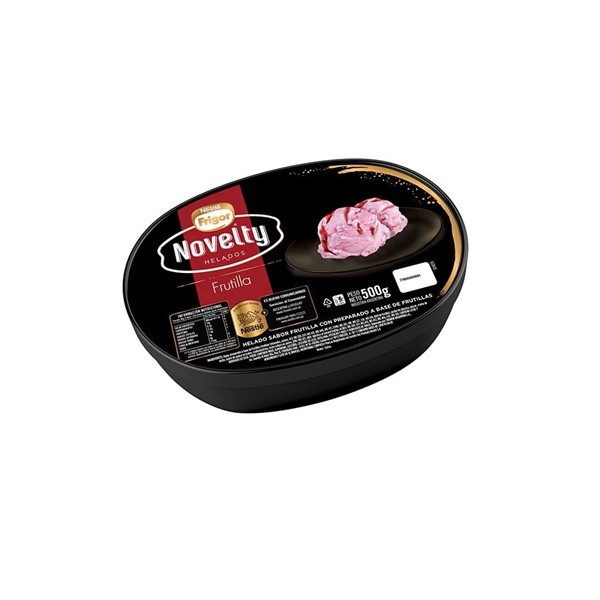 Helado Novelty Pote Frutilla X500gr