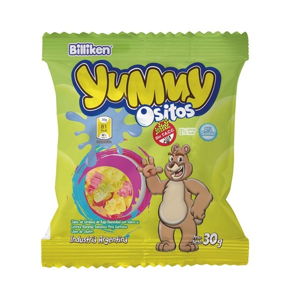 Gomitas Billiken Yummy Ositos 30 g. #1