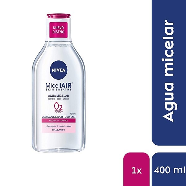 Nivea Agua Micelar  Skin Breathe Para Piel Seca Y Sensible 400 ml #1