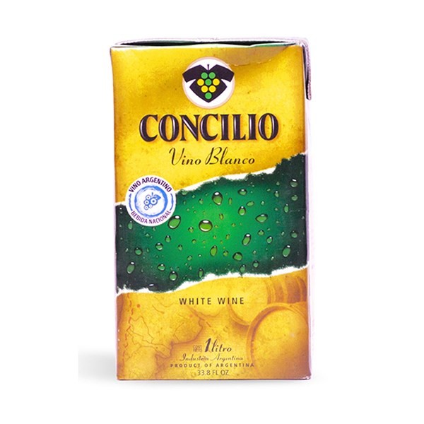 Vino Blanco Concilio Brick 1 lt. #1