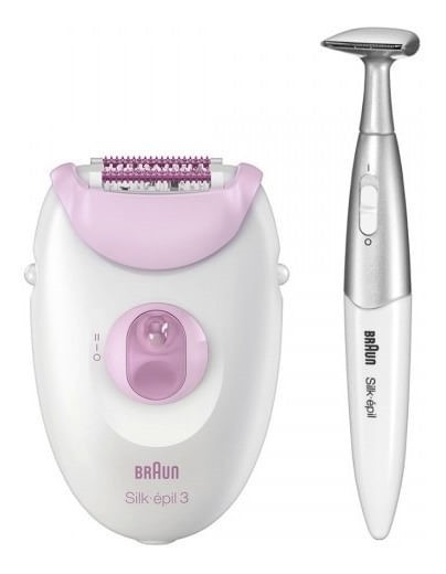 Braun Depiladora Serie 3 silk Epil 3 E3321 Mas Trimmer