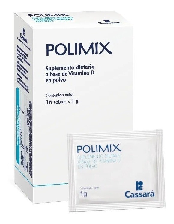 Cassará Polimix Probiótico Prebiótico 7 Cepas Prebióticas 16 Sobres Unico #1