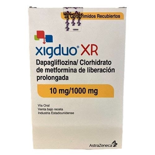 Xigduo Xr 10/1000 mg | 28 comprimidos | Dapagliflozina + Metformina #1