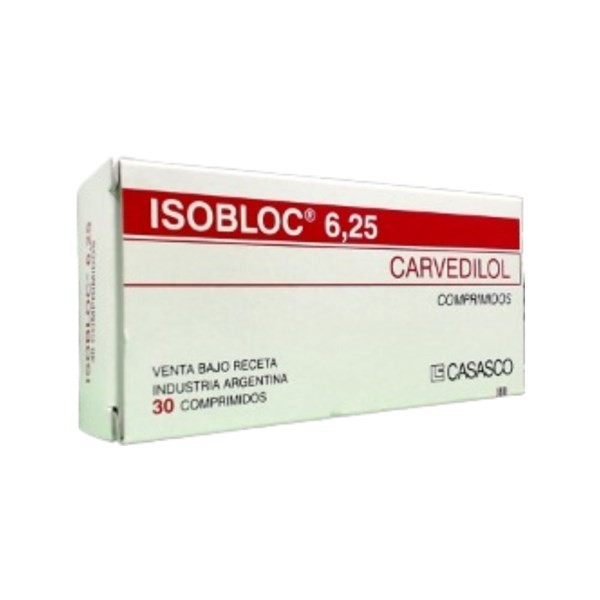 Casasco Isobloc 6,25 Carvedilol 6.25 Mg x 30 Comp #1