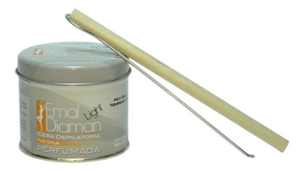Emal Diaman Cera Depilatoria Negra Light Lata 200 gr #1