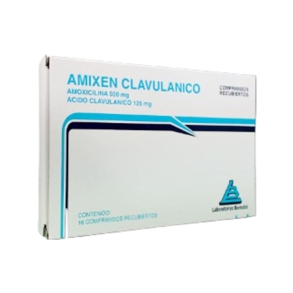 Bernabo Amixen Amoxicilina Clavulanico 500 Mg x 16 Comp Recubiertos #1