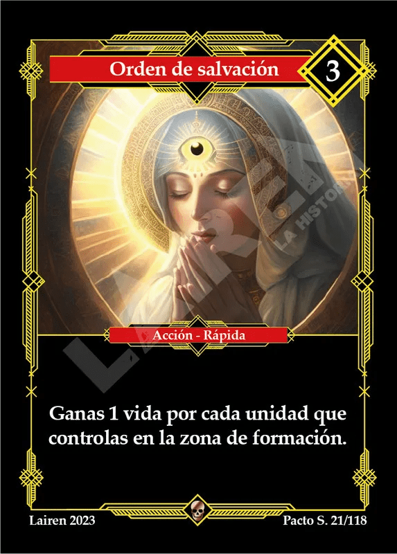 021 Orden De Salvacion 1ra Edicion - Coste 3 #1