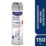 Desodorante Antitranspirante para Pies Curitas Silver Active 72 Horas de Protección #1