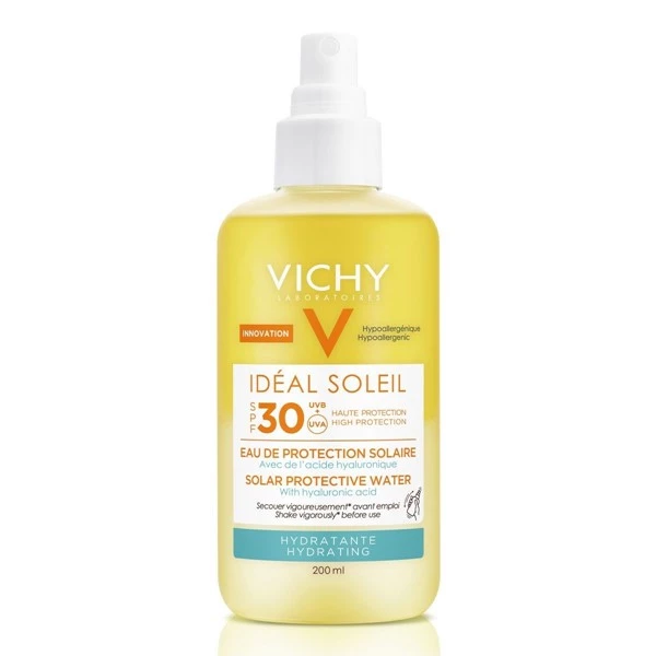 Vichy Ideal Soleil Agua Protectora Solar Hidratante Fps 30 200 ml