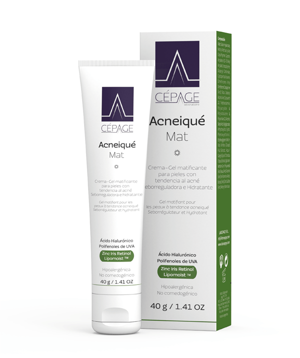 Cepage Acneiqué Mat Crema- Gel Seborreguladora y Matificante para Pieles con Tendencia al Acné