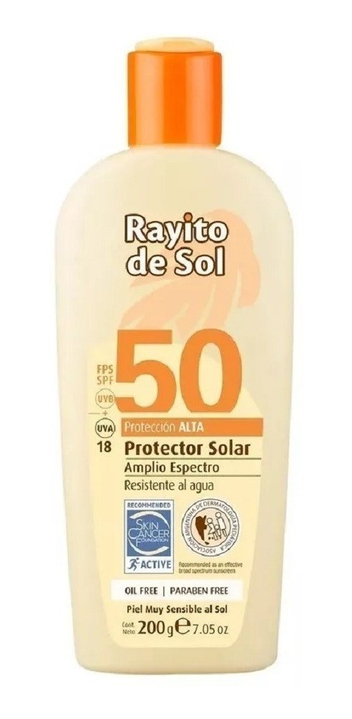 Rayito de Sol Protector Solar Fps 50 200 gr #1