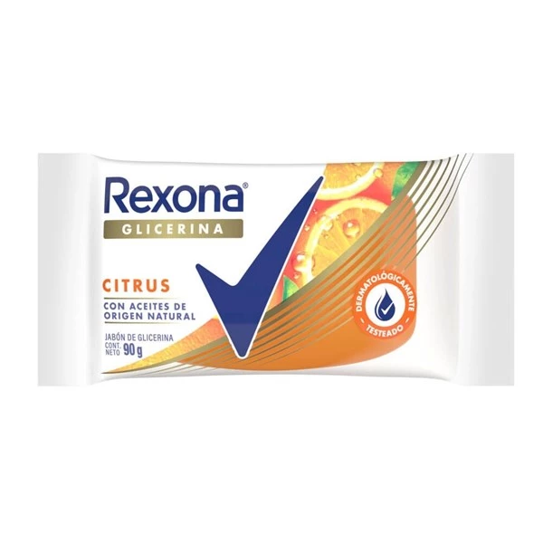 Jabón en Barra Rexona de Glicerina Citrus x 90 g