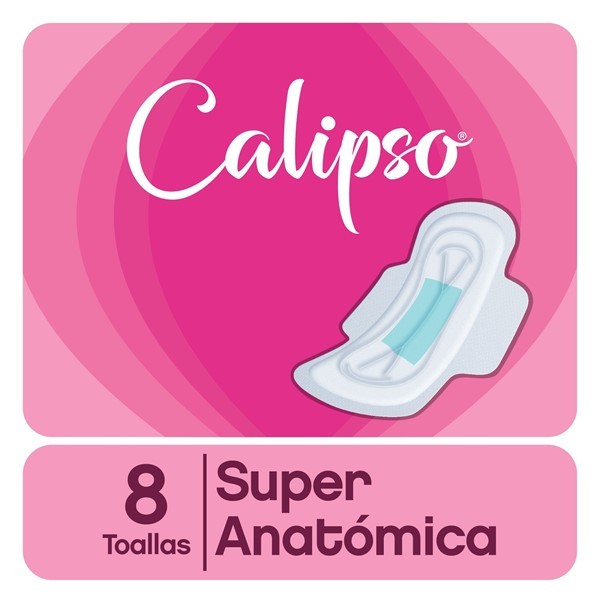 Toallas Femenina Calipso Super Anatómicas x8 #1