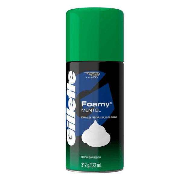 Gillette Espuma de Afeitar Foamy Mentol 312 gr #1