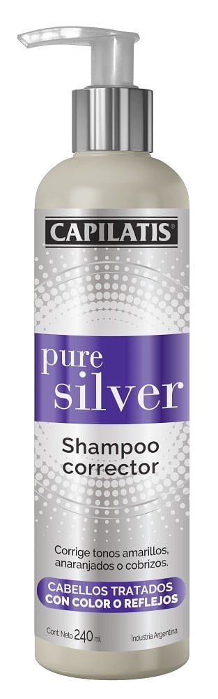 Capilatis Shampoo Corrector Pure Silver. Línea Puro Rubio 240 ml #1