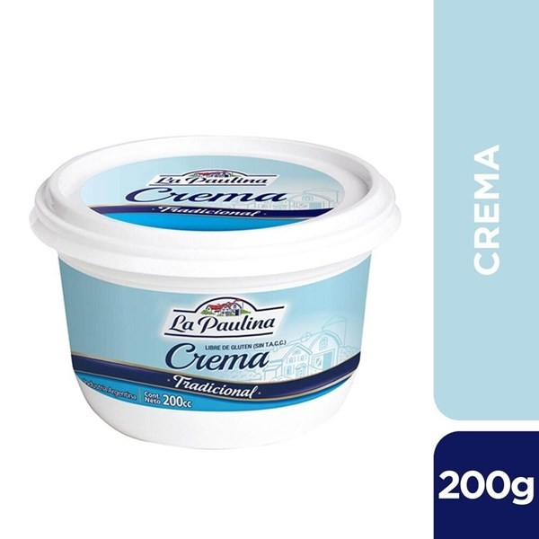 Crema de Leche La Paulina 200 cc. #1