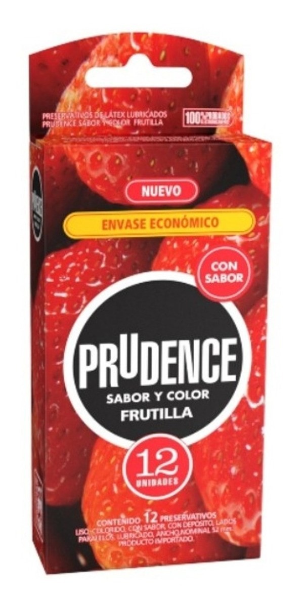 PRUDENCE Preservativos Frutilla | 12 unidades #1