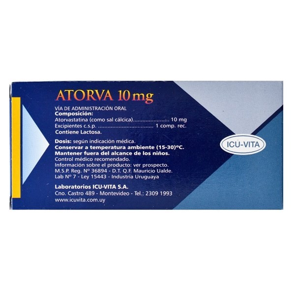 ATORVA 10 MG X 30 COMP. #1