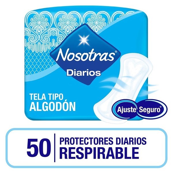 Nosotras Respirable Protectores Diarios 50 Unidades #1