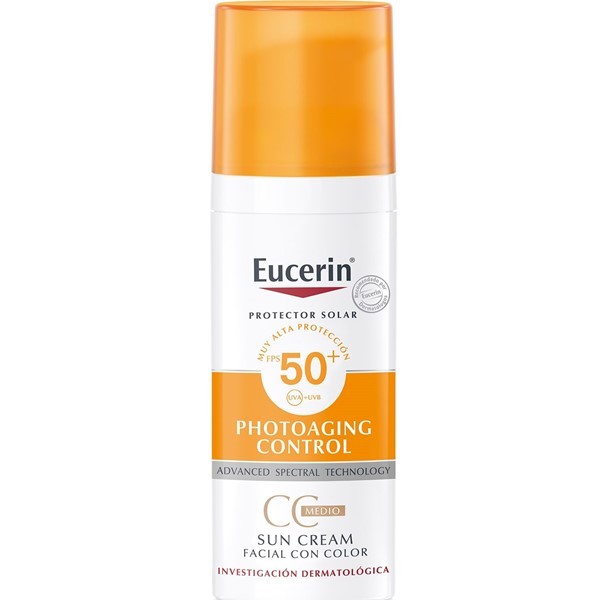 Eucerin Protector Solar Facial en Crema Sun cc Cream Tono Medio Fps 50 50 ml alt