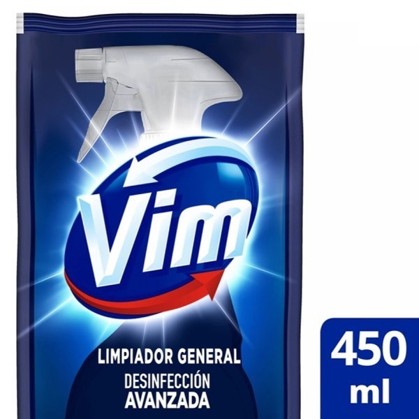 Vim Limpiador Liquido Desinfectante Doypack 450 ml