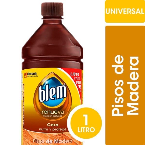 Blem Cera Líquida Pisos Madera Lista Para Usar 1 lt