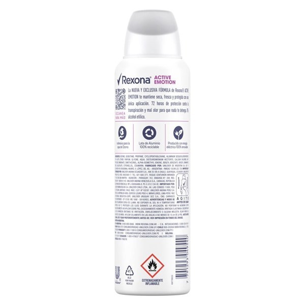 Desodorante Rexona Antitranspirante Active Emotion x 150 ml alt