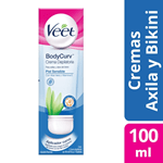 Veet Crema Depilatoria Axila Y Area de Bikini Piel Sensible 100 ml #1