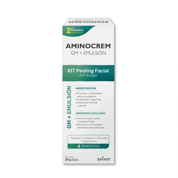 Aminocrem Aminocream Peeling 30 g Gel Facial + Emulsion