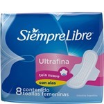 Siempre Libre Toallas Femeninas Ultrafinas Termo Control x 8 un #1