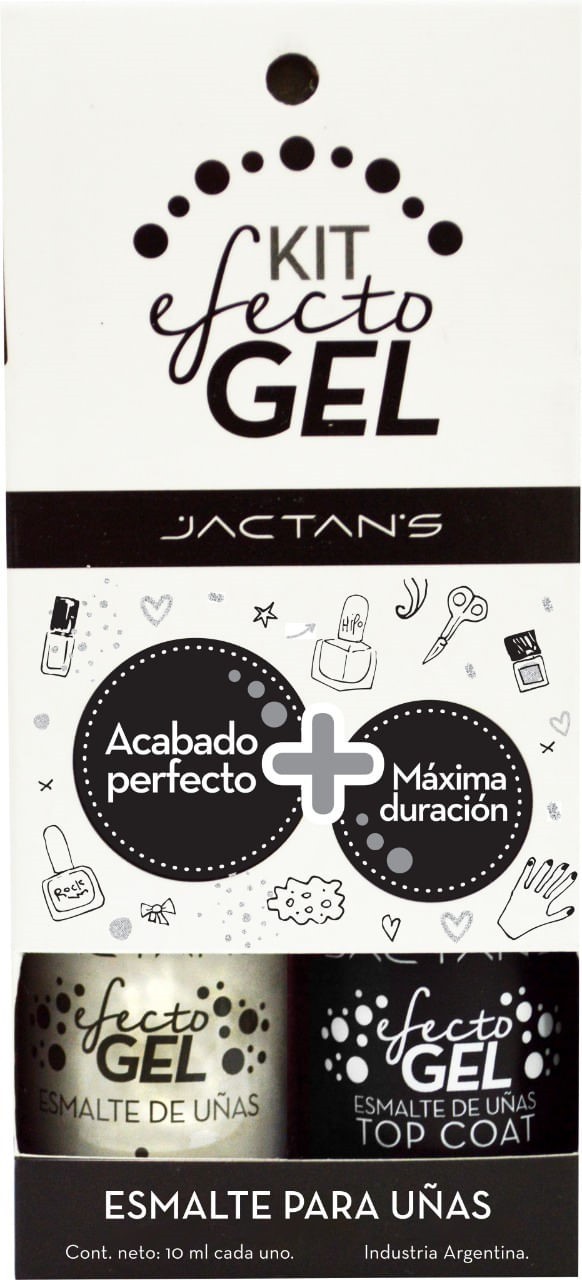 Jactans Esmalte Kit Efecto Gel #1