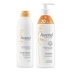 Aveno Kit Cuidado Corporal Y Facial Gel de Limpieza + Emulsión 400 ml #1