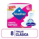 Nosotras Toalla Normal Rapisec (8 Unidades) #1