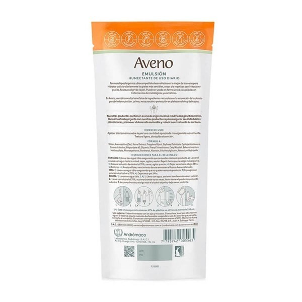 Emulsión Aveno Refill x 250 ml alt