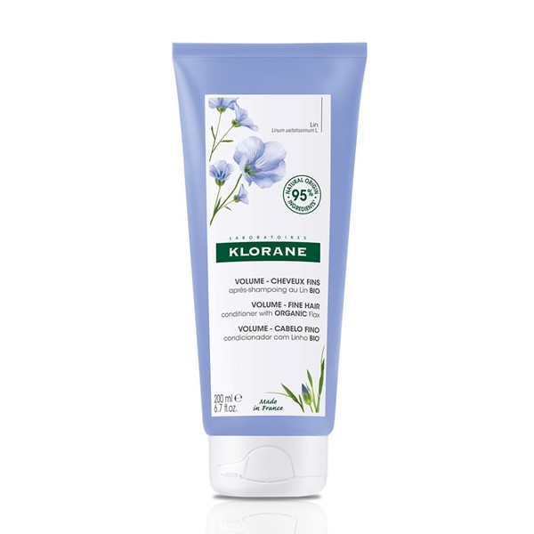 Klorane Acondicionador Voluminizador Lino 200 ml alt