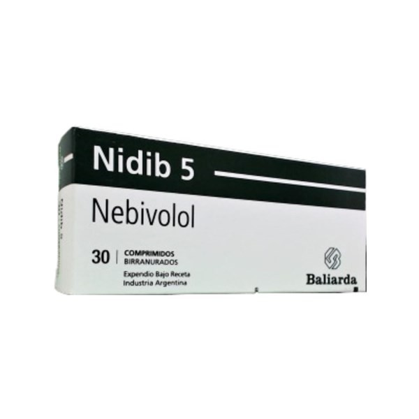 Baliarda Nidib Nebivolol 5 Mg x 30 Comp Birranurados #1