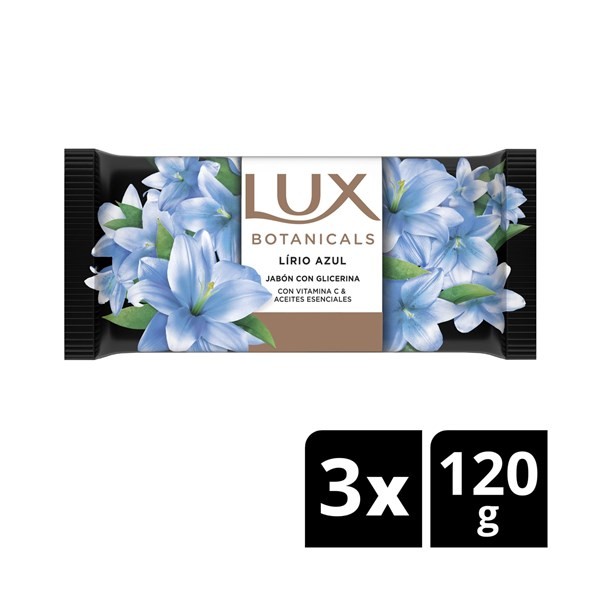Jabón De Tocador Lux Lirio Azul X3 120 G. #1