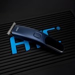 Htc Recortadora Cortapelo Barba Patillero Recargable Azul #3