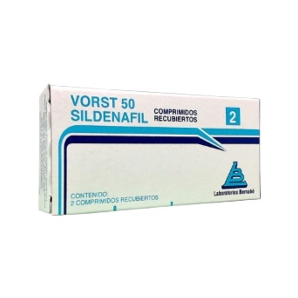 Laboratorio Bernabó Vorst Sildenafil 50 Mg x 2 Comp Recubiertos