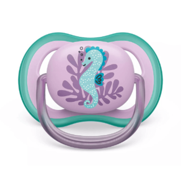 Avent Chupete Ultra Air Deco 618 -m Caballo de Mar Lila #1